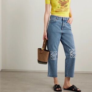 Chic Blue Cropped Women's Jeans